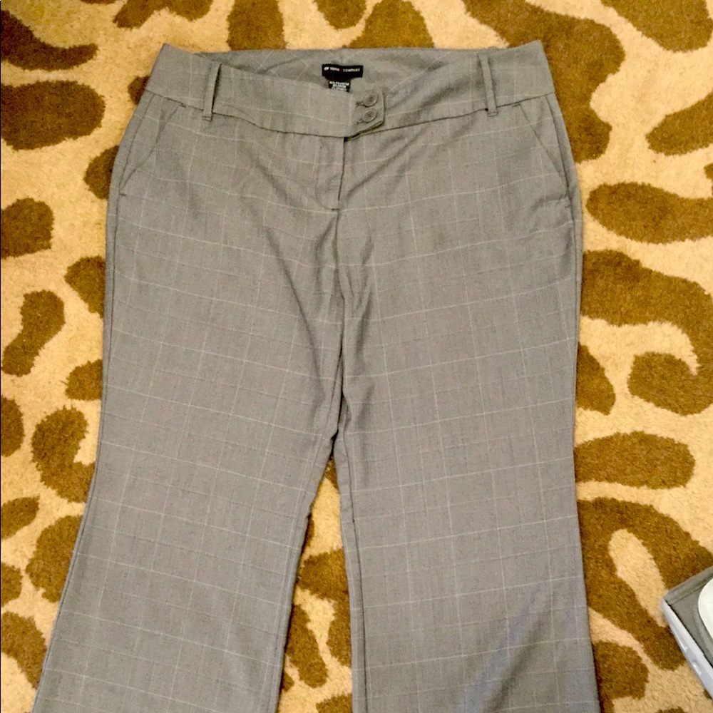 Windowpane trousers